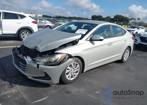 2017 Hyundai Elantra Se from USA, damaged, VIN 5NPD74LF7HH066175